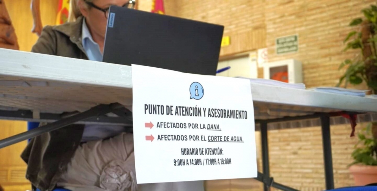 San Javier y Los Alcázares abren puntos de información a los afectados por la Dana