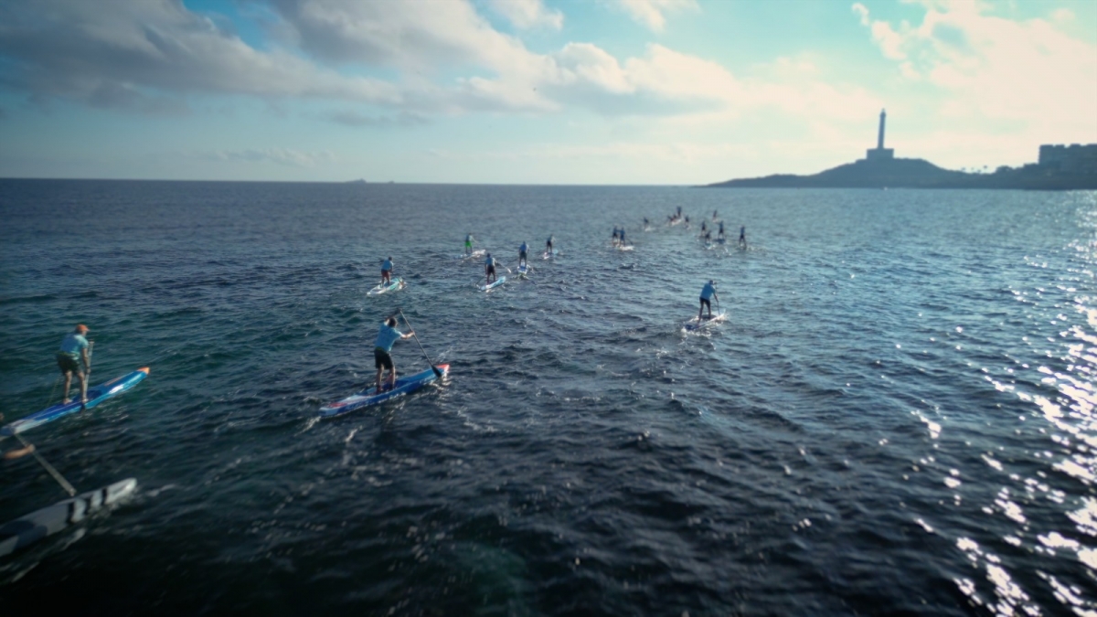 Cabo Palos, meca del Paddle Surf: acogió dos pruebas puntuables del circuito mediterráneo