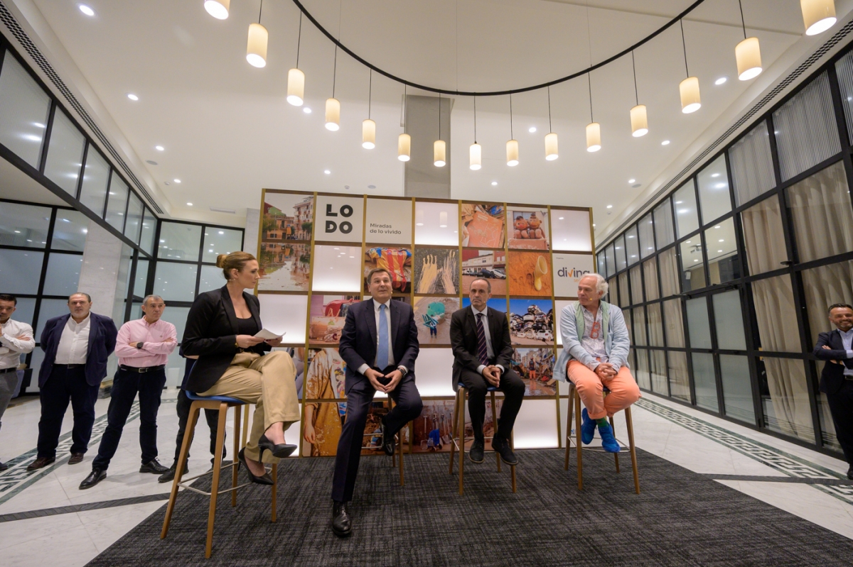 Imágenes de la exposición sobre la Dana de Divina Seguros y CaixaBank