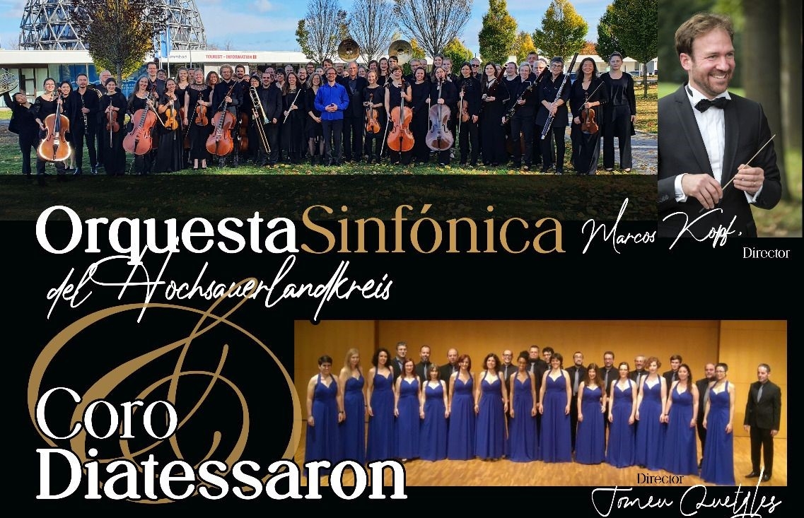 La música de Roque Baños sonará en Molina durante el 'gran concierto sinfónico' de la Orquesta del Hochsauerlandkreis y la Coral Diatessaron 