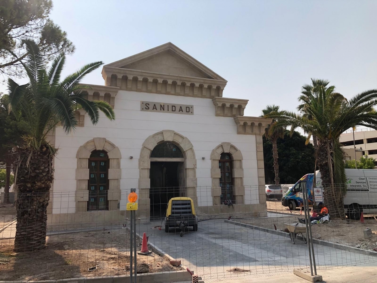 El antiguo edificio de Sanidad Exterior, futura sede de la Unidad de Concordia, sustituto del IVMD. - 