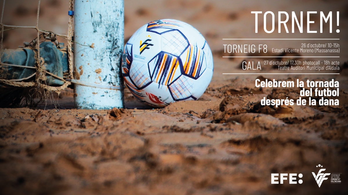 Las selecciones valencianas sub12 jugarán el Torneo ‘Tornem!’ con afectados por la dana