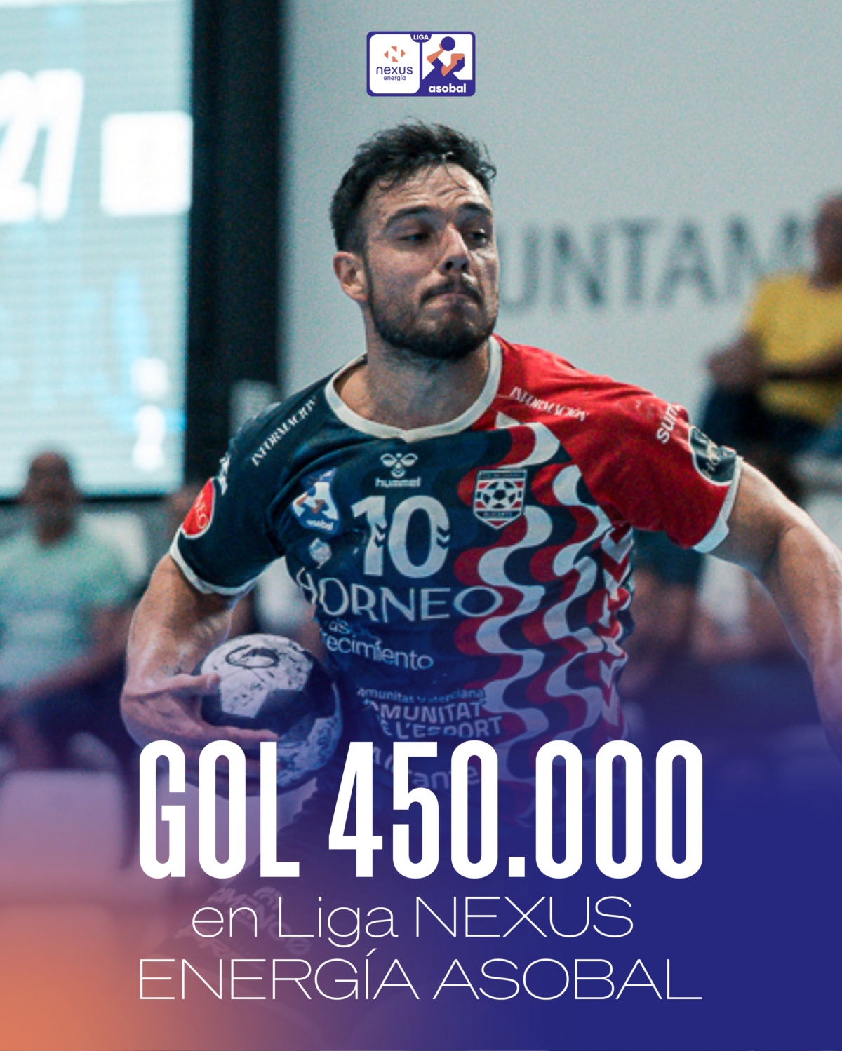 La Asobal anuncia la marca protagonizada por el jugador del Eón Alicante