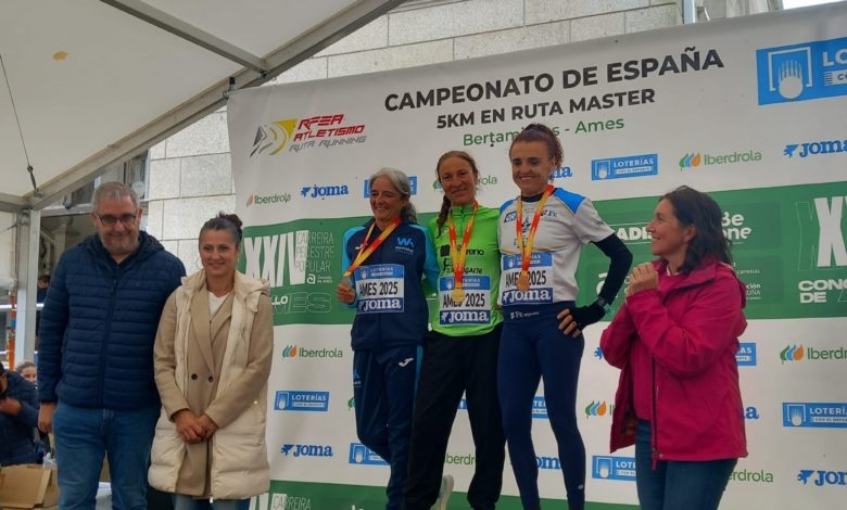 María López y María Nicolás son campeonas de España F55 y F60 de 5 kilómetros en ruta