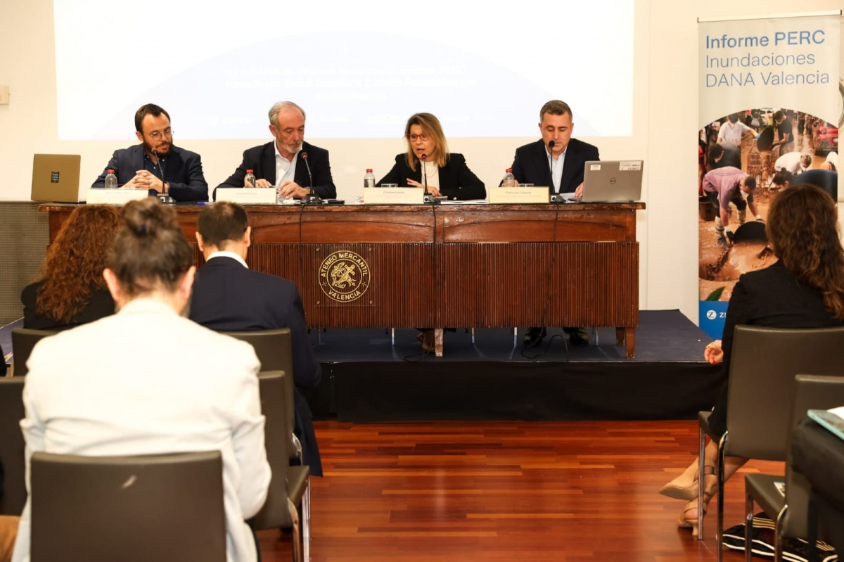 Daniel Millor, Vicente Cancio, Cristina Gomis y Francisco Lisbona en la rueda de prensa celebrada este martes.