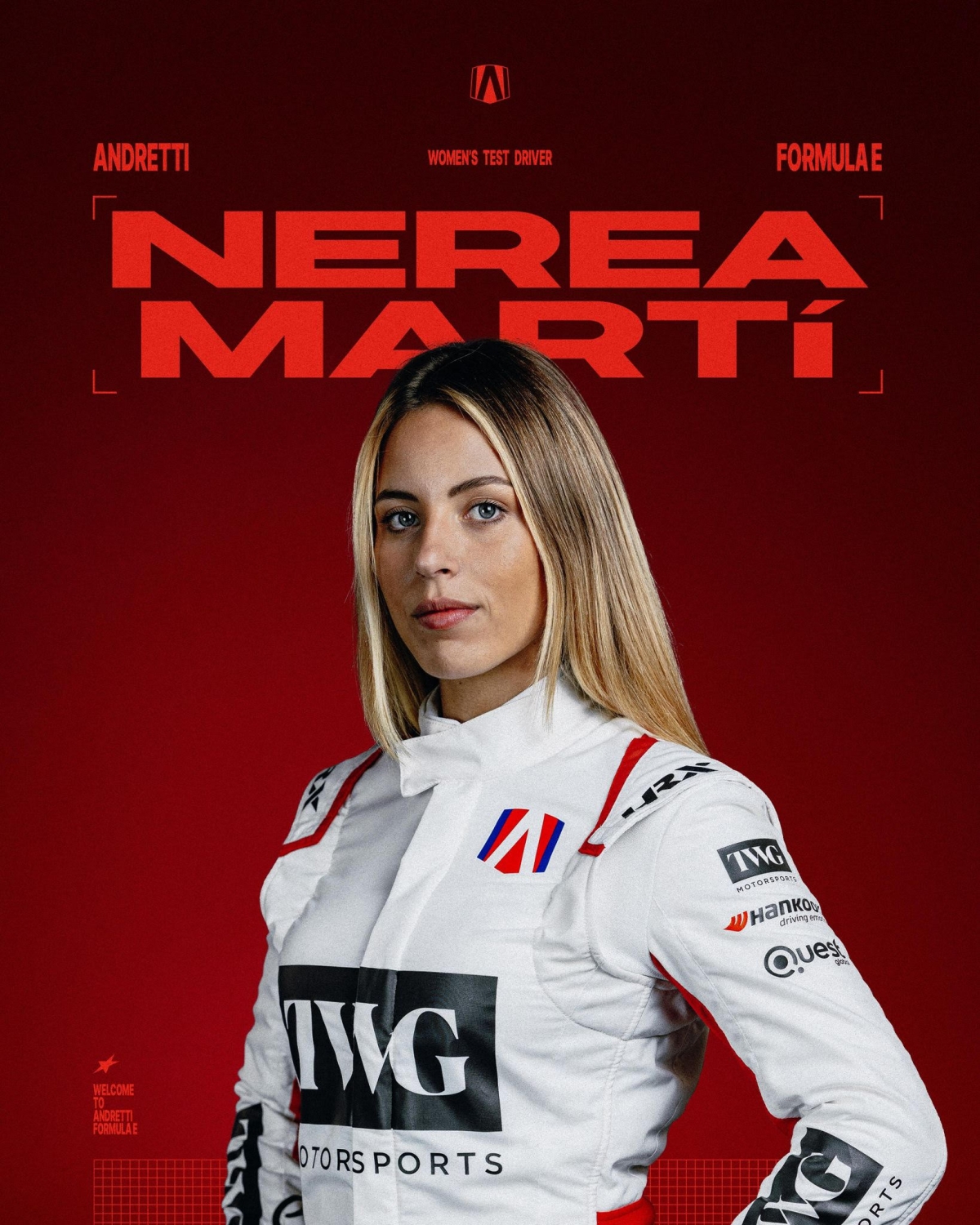 Nerea Martí participará en los test de mujeres de Fórmula E con Andretti