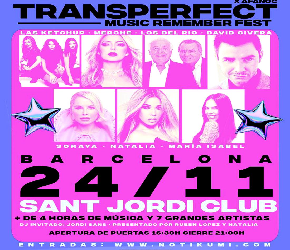 Barcelona acogerá el TransPerfect Music Remember Fest, un evento benéfico 