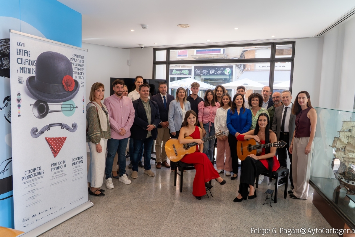 El concurso Entre Cuerdas y Metales de Cartagena rinde un homenaje a Manuel de Falla en su 28 edición