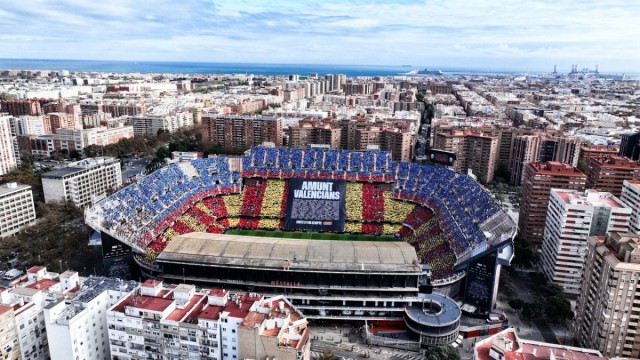 Mestalla rendirá homenaje a los afectados por la DANA en su primer aniversario