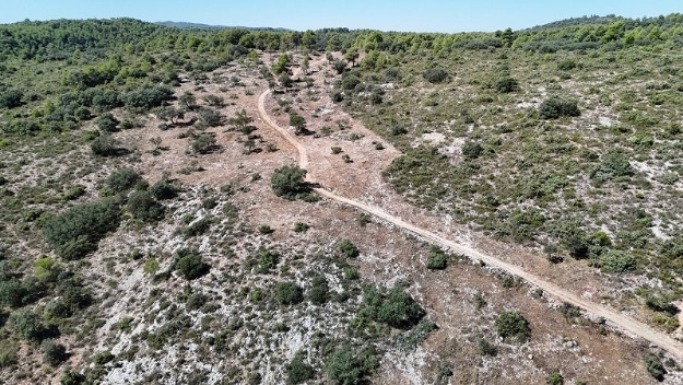 Alcoy finaliza dos actuaciones para la prevención de incendios forestales en el entorno de la Sierra Mariola
