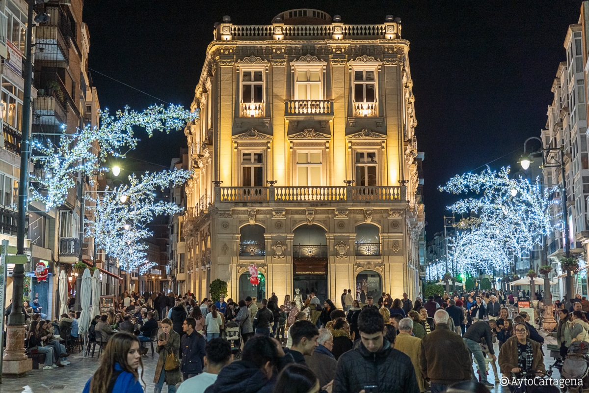 La Navidad de Cartagena brillará un año más de la mano de Elecfes, única empresa que se presentó al concurso