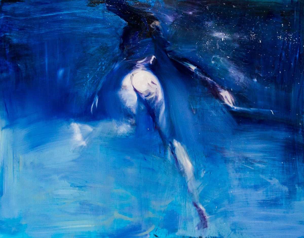 Las 'Miradas prestadas' del murciano Lucas Brox alzan el vuelo: el artista muestra en Madrid su informalismo pictórico