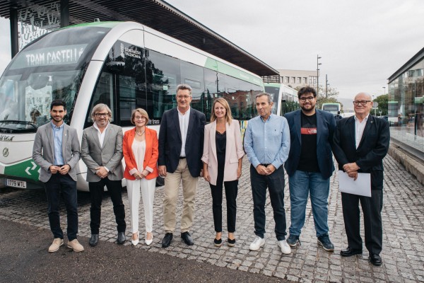 Castelló ya cuenta con cuatro nuevos vehículos del TRAM 100% eléctricos y accesibles