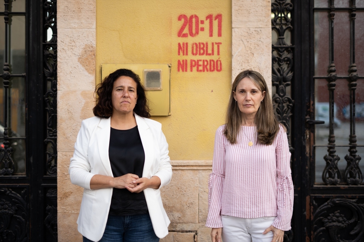 Mariló Gradolí y Rosa Álvarez, presidentas de las dos asociaciones principales de víctimas de la Dana.