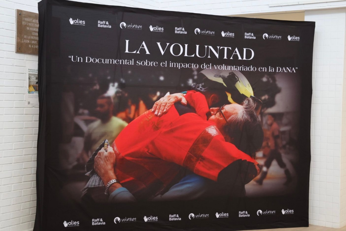 Catarroja acoge la proyección de un documental sobre la fuerza del voluntariado tras la Dana