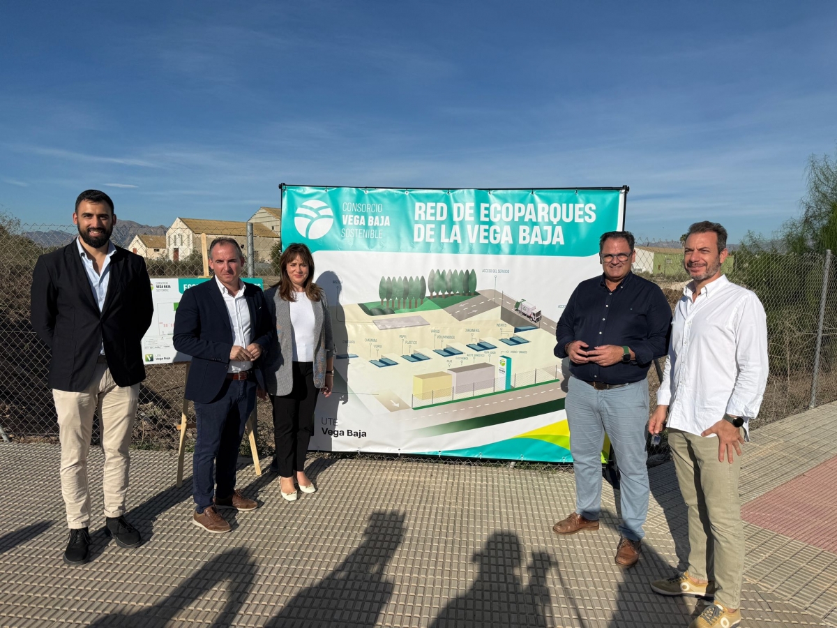 El Consorcio Vega Baja Sostenible inicia las obras del ecoparque fijo de Dolores, el segundo de la comarca