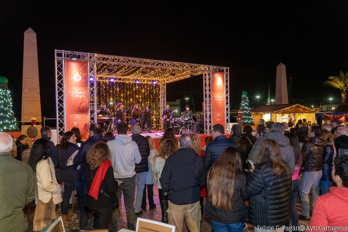'Navidad en el Puerto': gastronomía, música y magia junto al mar de Cartagena