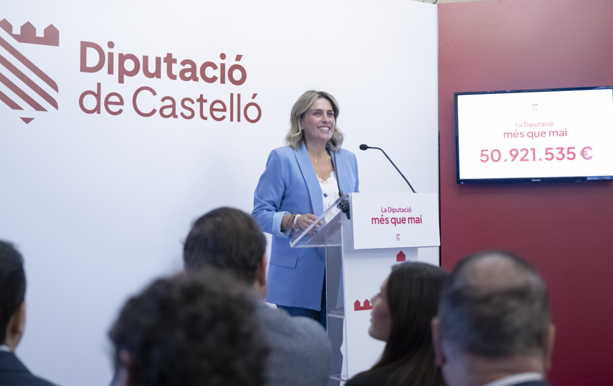 Marta Barrachina, presidenta de la Diputación de Castellón. - 