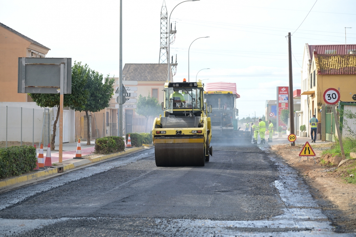Arrancan las obras de mejora en la carretera de Santa Anna, el acceso sur de Paiporta