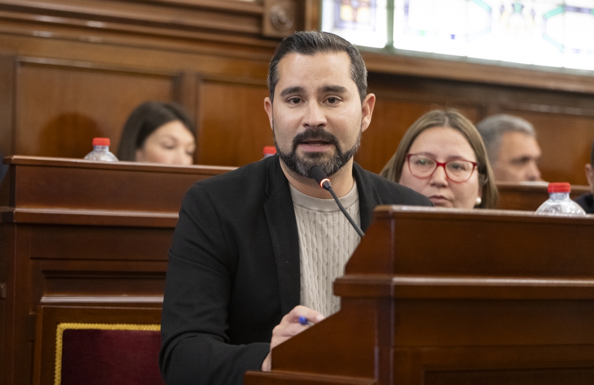 El portavoz del PSPV-PSOE en la Diputación, Samuel Falomir. - 