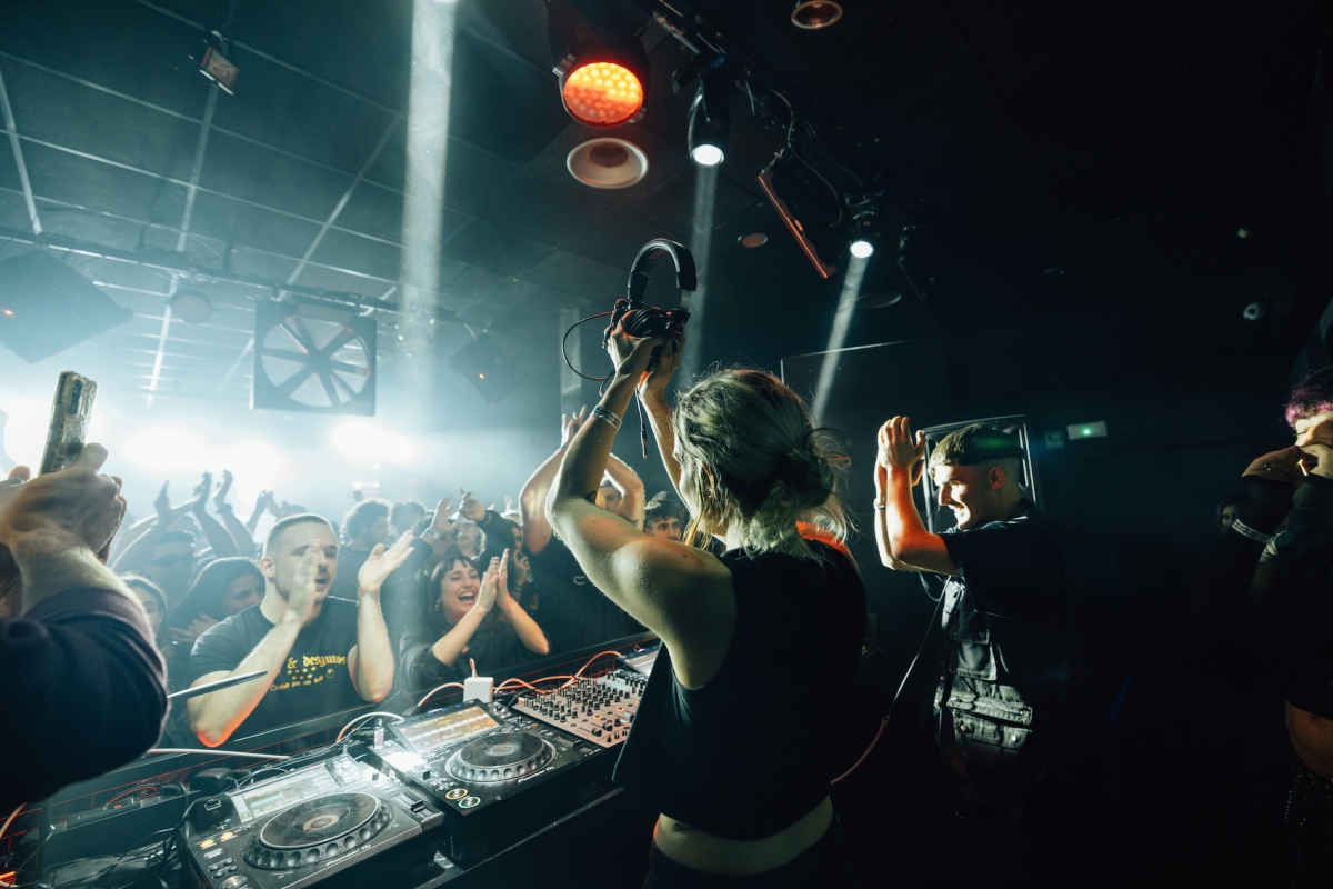 Lucía Gea, durante una sesión suya en Spook, en una foto de archivo.