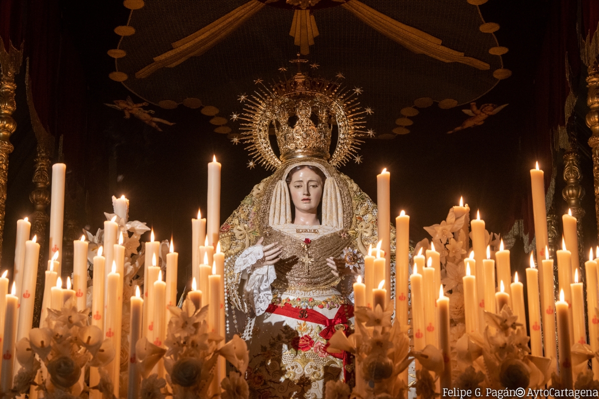 Cortes y desvíos de tráfico en Cartagena por la procesión del Rosario de Antorchas de la cofradía California