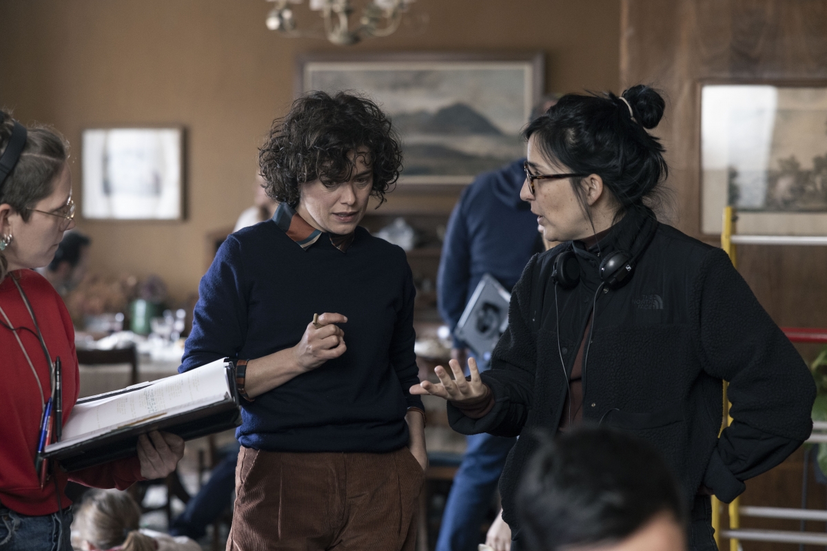 Alauda junto a la actriz Patricia López Arnaiz. - Foto: David Herranz Alauda junto a la actriz Patricia López Arnaiz.