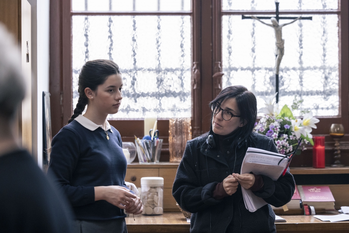 Alauda junto a Blanca Soroa, que debuta en un largometraje. - Foto: David Herranz Alauda junto a Blanca Soroa, que debuta en un largometraje.