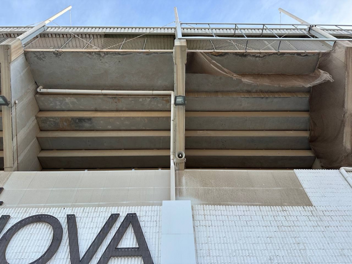Preocupación por la 'seguridad estructural' del estadio Cartagonova