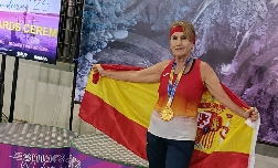 Toñi Ruipérez, del UCAM Alcantarilla, contribuye al oro europeo de España en el cross F65