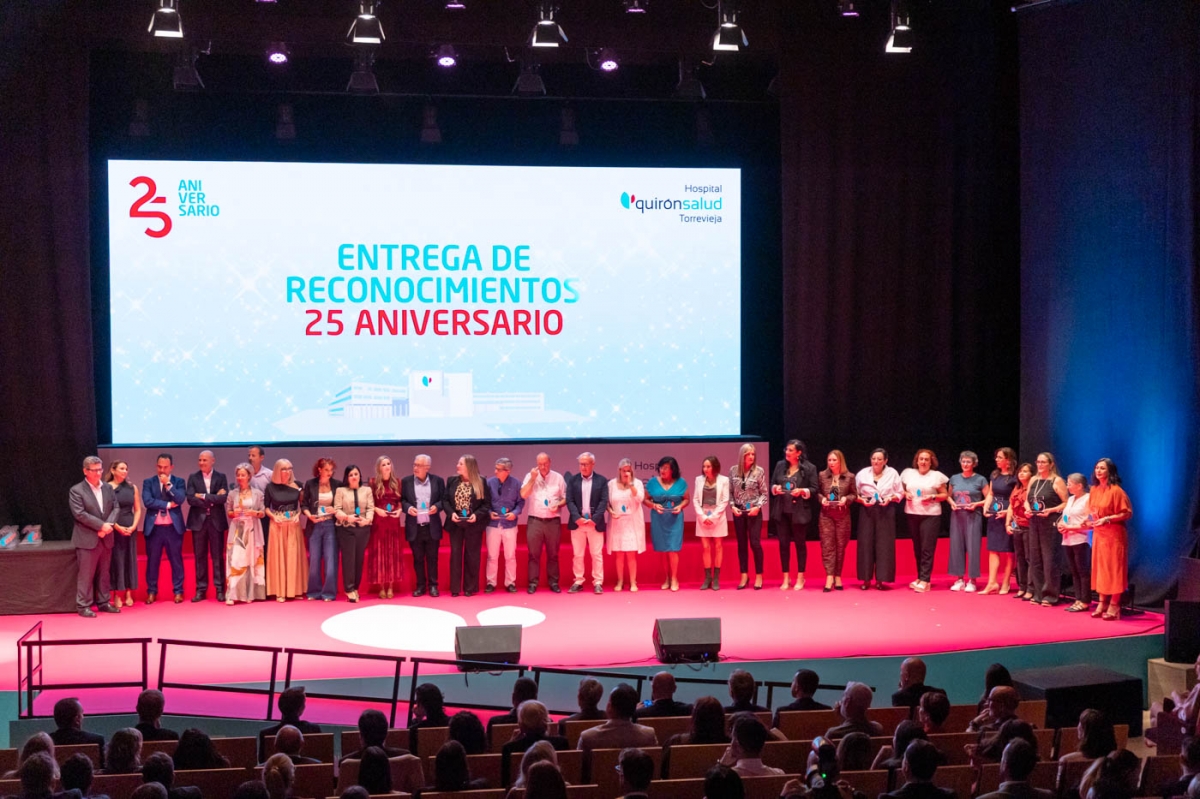 El acto del 25º aniversario del Hospital Quirónsalud de Torrevieja, en imágenes 