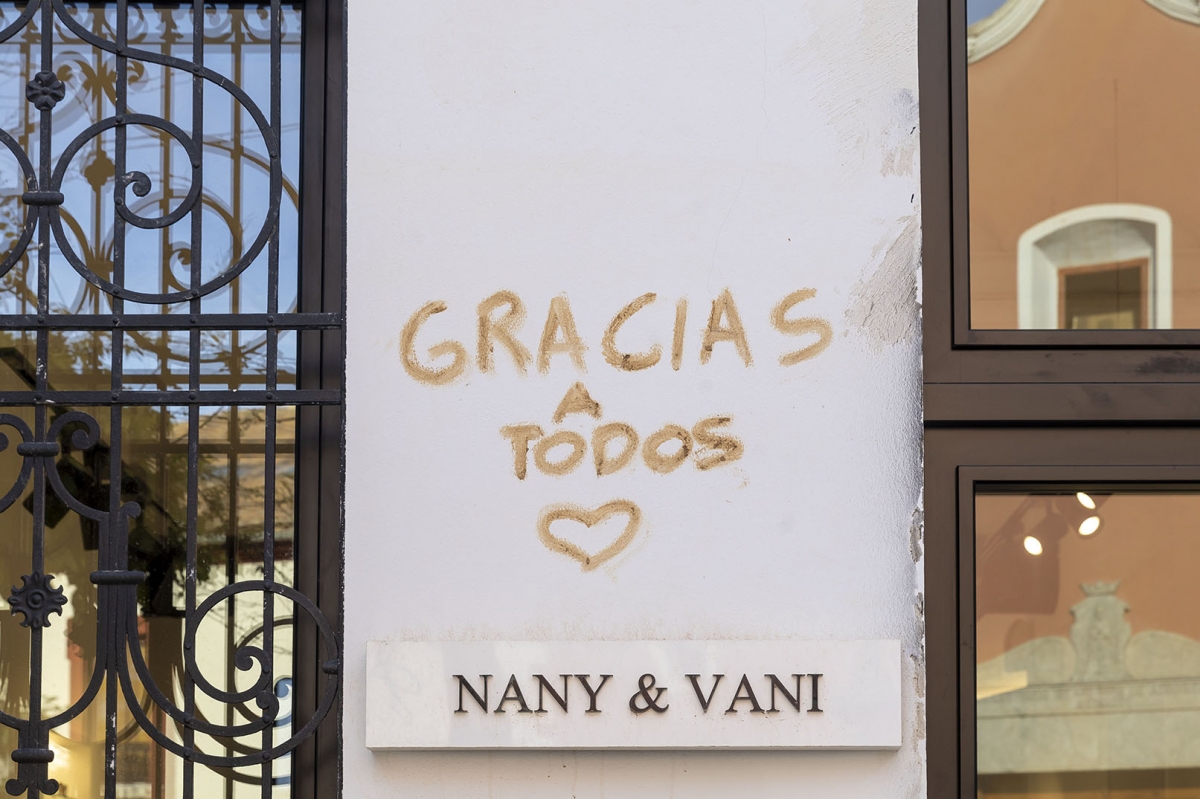 Detalle de la entrada de Nany & Vany - Foto: MARGA FERRER Detalle de la entrada de Nany & Vany