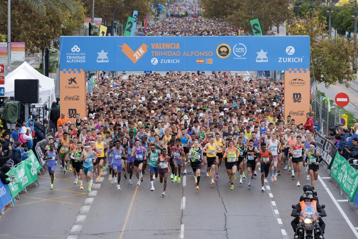 Kejelcha y Ngetich, las bazas del Medio Maratón Valencia para mejorar su récord del mundo