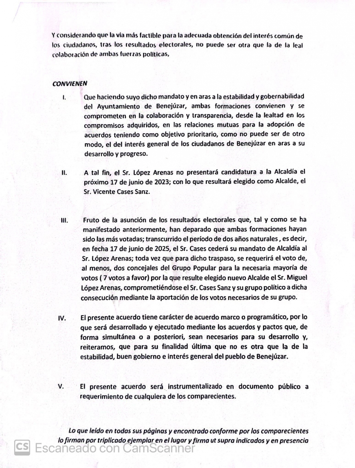El pacto firmado en junio de 2023, ahora filtrado. - Foto: AP. El pacto firmado en junio de 2023, ahora filtrado.