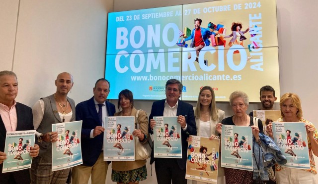 Alicante activa la sexta campaña del bono comercio con un retorno de 3 millones en ventas