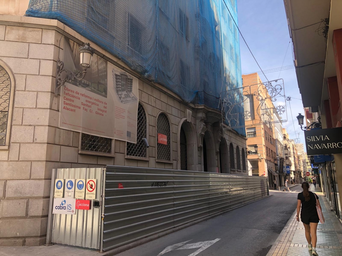 Cinco millones más y prórroga para la reforma del centro sanitario de la calle Gerona de Alicante 