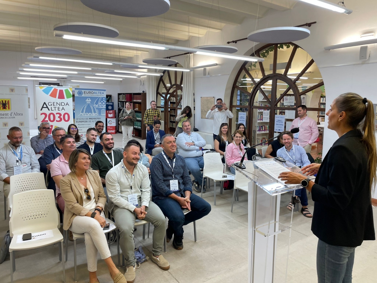 Paloma Verdú, el pasado miércoles, en la Casa de Cultura. - Paloma Verdú, el pasado miércoles, en la Casa de Cultura.