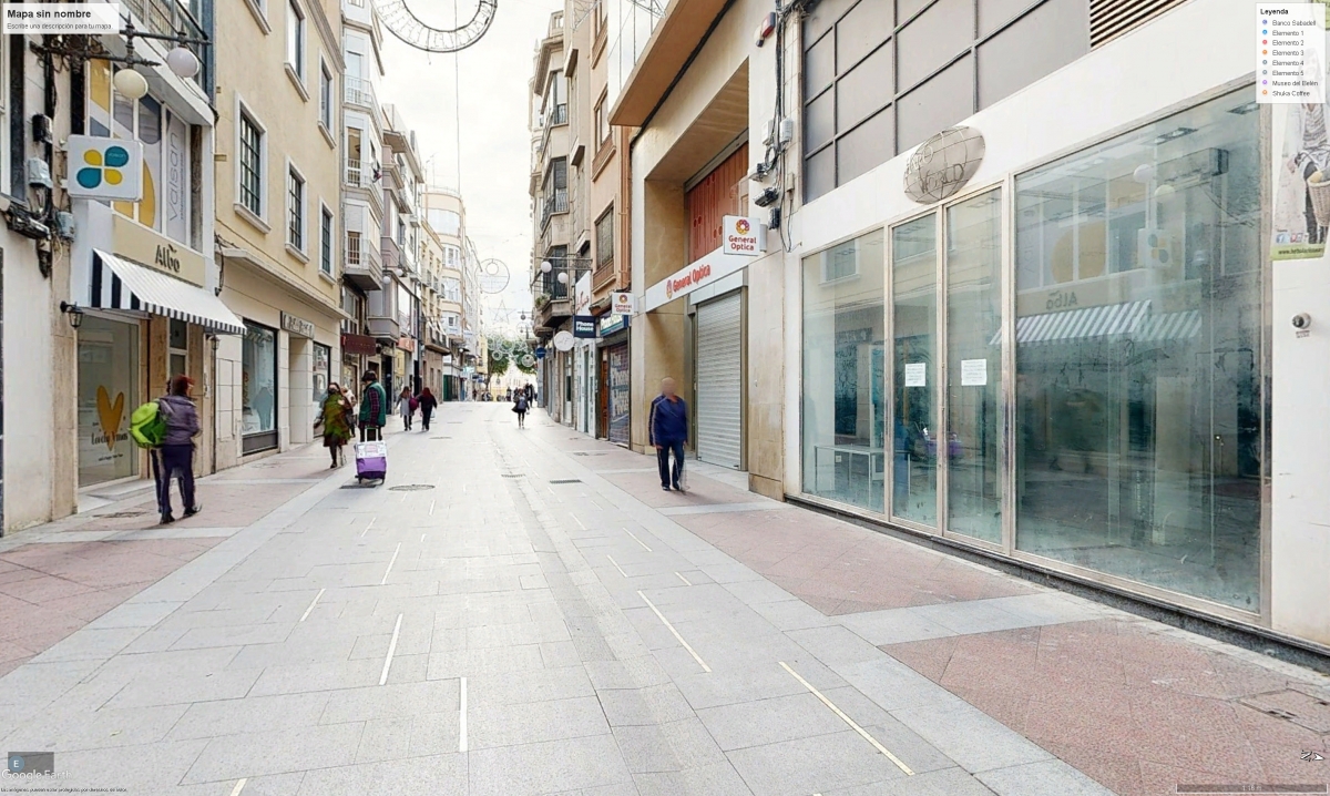 Cinco años tras la peatonalización, 'sold out' en la Corredora de Elche: el último local, para Soloptical