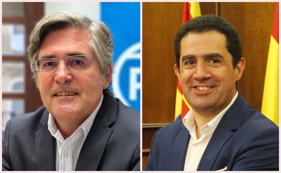 El portavoz del PP y el alcalde de Alcoy. - 