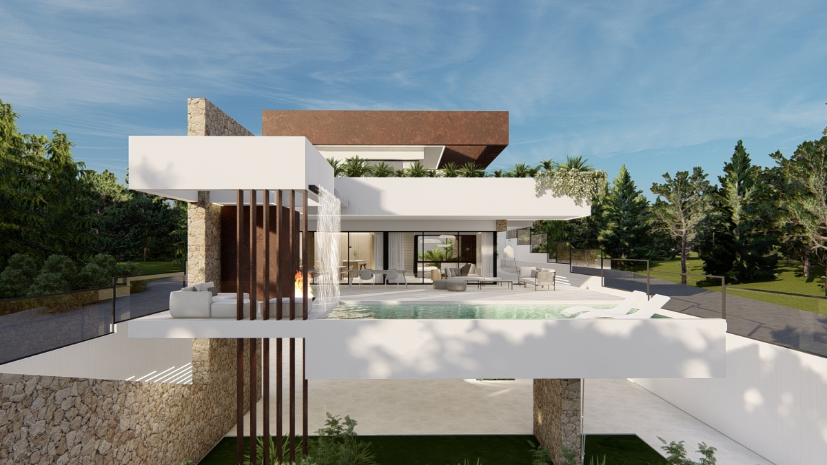 Así es el proyecto de esta lujosa casa en La Alcayna que flotará en el infinito