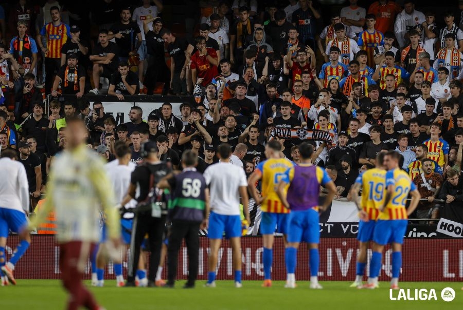 El Valencia no enlazaba dos derrotas seguidas en casa en un curso desde hace año y medio