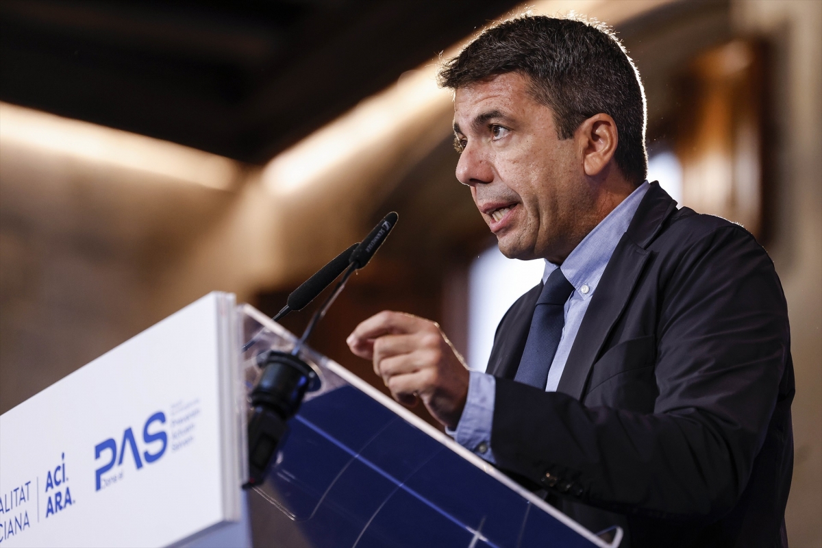 Carlos Mazón. - Foto: EP/ROBER SOLSONA