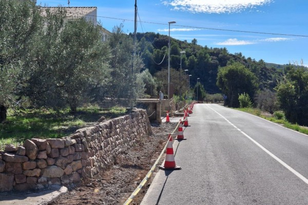 El Consell invierte 135.500 euros en la mejora de la seguridad vial en la CV-219 a su paso por Chóvar