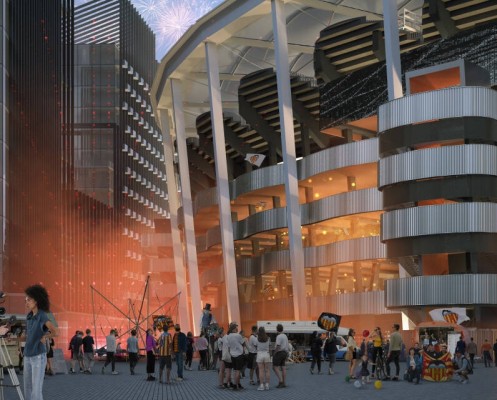 El Ayuntamiento de València aprueba el terciario del Nou Mestalla a la espera de los 11,2 millones del polideportivo