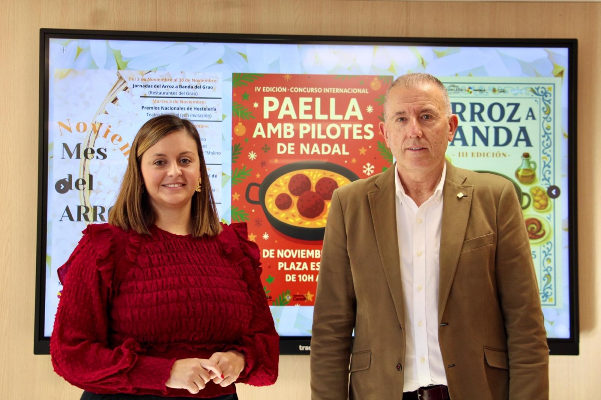 Los ediles Arantxa Miralles y Vicent Sales - 