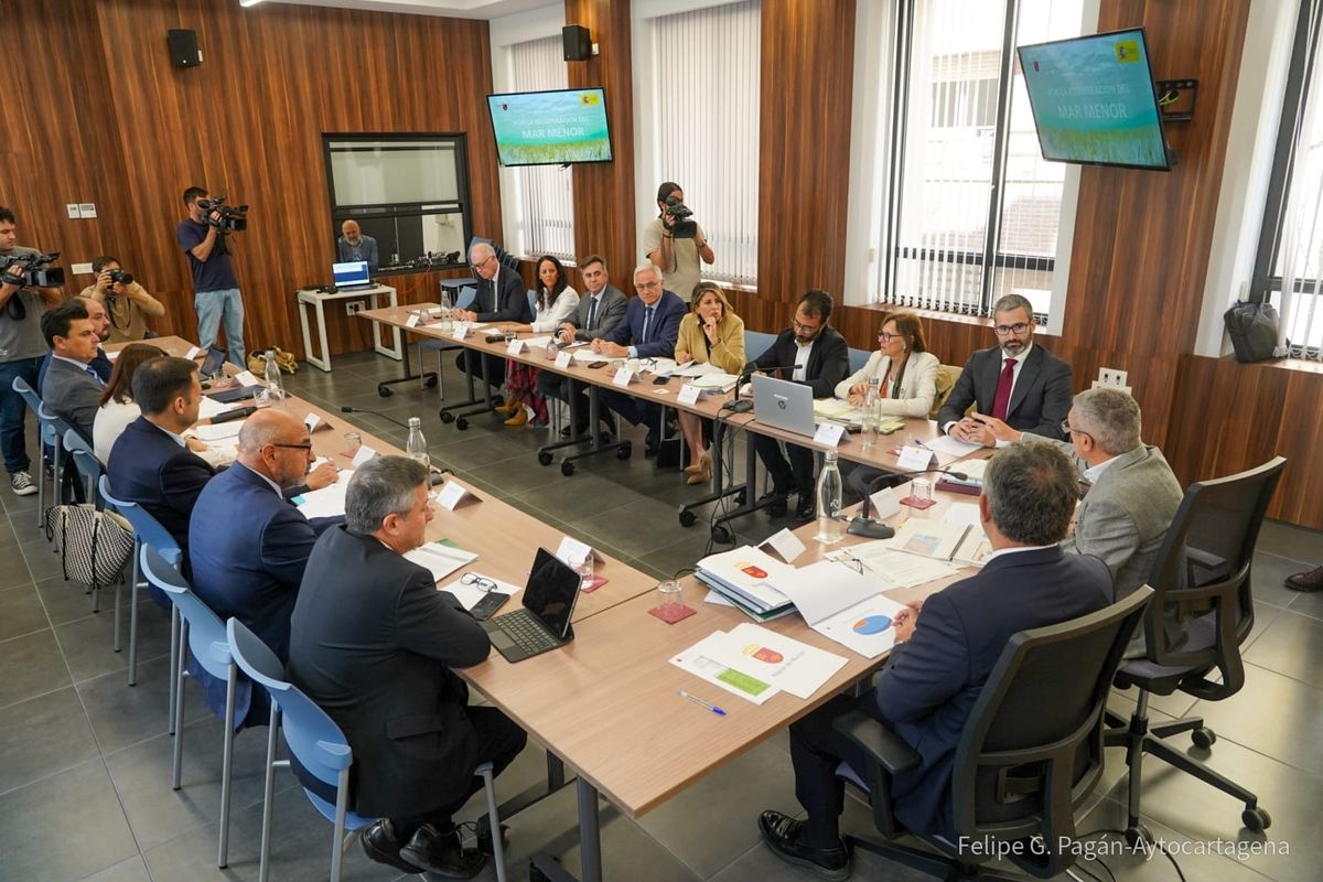 Cartagena pide acelerar y reforzar las medidas para rebajar el freático y frenar los aportes de nitratos al Mar Menor