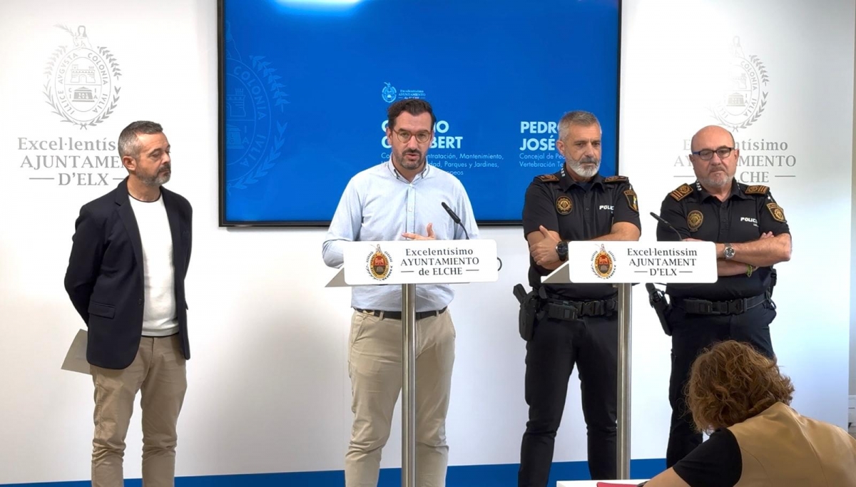 Más de 420 agentes se desplegarán en Elche con motivo de Halloween y la festividad de Todos los Santos