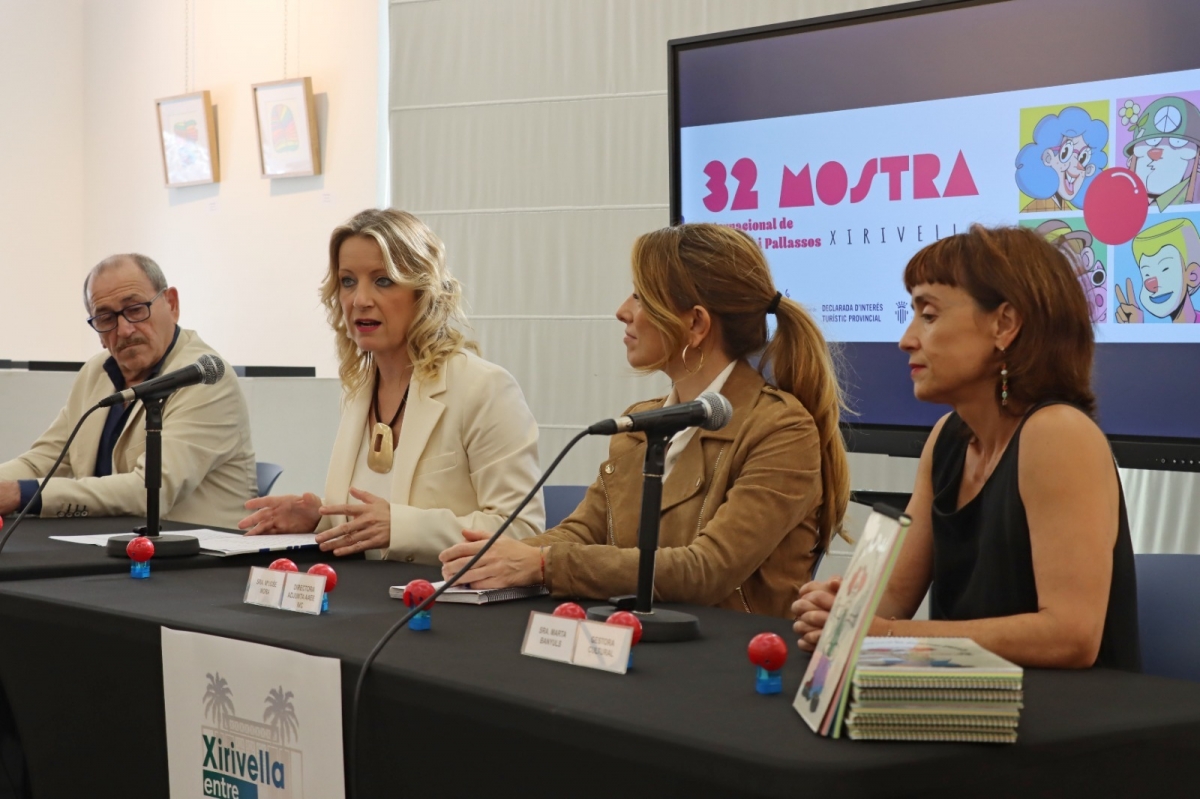 Presentación de la 32ª edición de la Mostra Internacional de Pallassos i Pallasses de Xirivella.