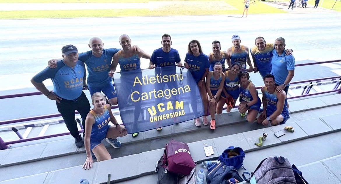 El UCAM Cartagena es noveno en el Nacional máster mixto y Jaime Flores campeón con Catarroja