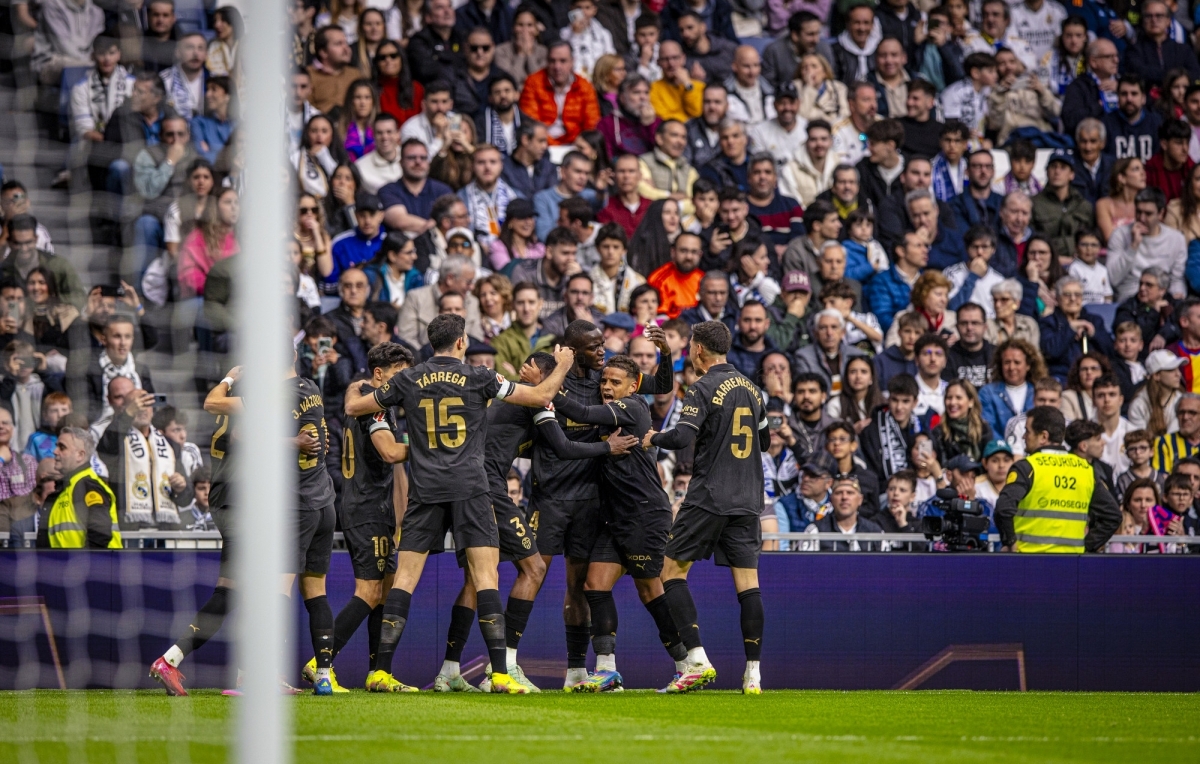 El Valencia, que ganó la campaña pasada, nunca ha ganado dos veces seguidas en el Bernabéu